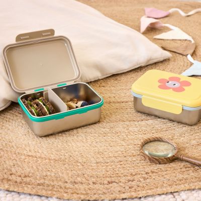 Lässig Happy Trails Lunchbox RVS - Frog Lässig Happy Trails Lunchbox RVS - Frog