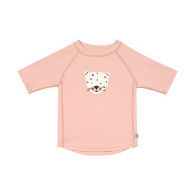 Lässig Zwem T-Shirt Korte Mouw Leopard Pink 86