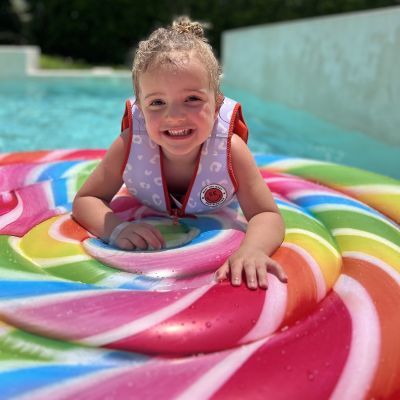 Swim Essentials Zwemvest - 3-6 Years / 18-30 Kg - Lila Leopard