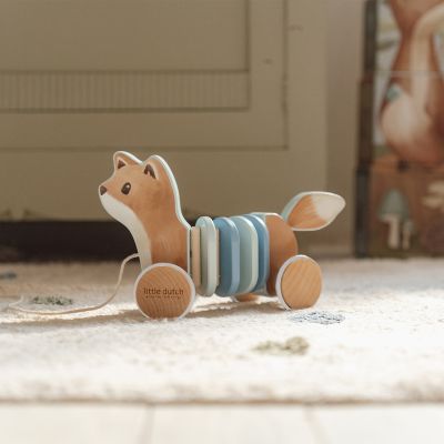 Little Dutch Trekdier Wiebel Vos Forest Friends FSC