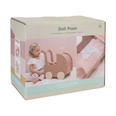 Little Dutch Poppenwagen FSC Incl. Textiel