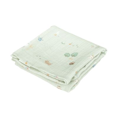 Little Dutch Multidoek Hydrofiel Little Farm / Olive 70 x 70 cm