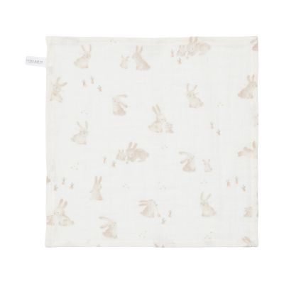 Little Dutch Monddoek Baby Bunny/Beige 2-Pack