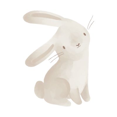 Little Dutch Muurstickers Baby Bunny