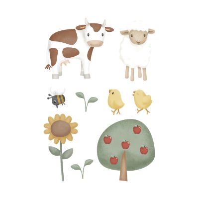 Little Dutch Muurstickers Little Farm