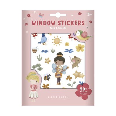 Little Dutch Raamstickers Rosa &amp; Friends