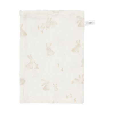 Little Dutch Washand Hydrofiel Baby Bunny/Beige 2-Pack