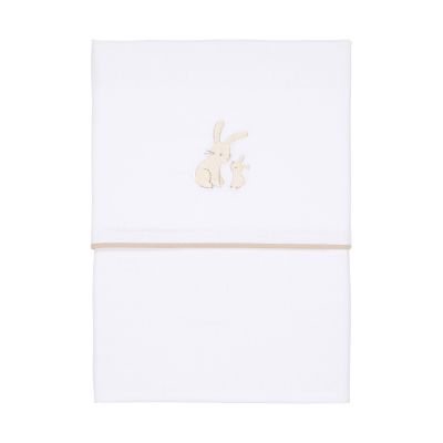 Little Dutch Ledikantlaken Baby Bunny Geborduurd 110 x 140 cm