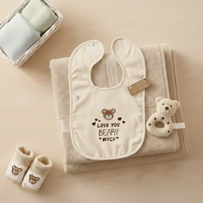 VIB Love You BEARY Much Slabber - One Size - Beige VIB Love You BEARY Much Slabber - One Size - Beige