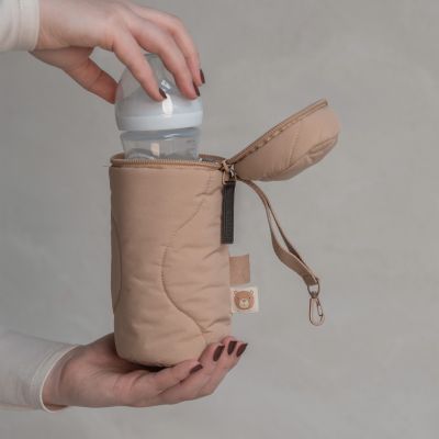 Little Company Flessenwarmer Houder - Lucca - Sand Little Company Flessenwarmer Houder - Lucca - Sand
