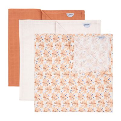 Luma Multidoek Hydrofiel Flowerfever 70 x 70 cm 3-Pack