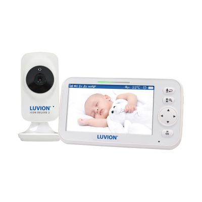 Luvion Icon Deluxe 2 Babyfoon - White Edition Set