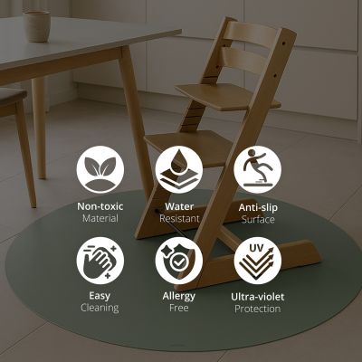 Luvion Knoeimat - Ø 100 cm - Olive Green Luvion Knoeimat - Ø 100 cm - Olive Green