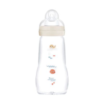 MAM Feel Good Babyfles - Glas - 260 ml