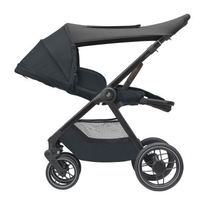 Maxi-Cosi Wandelwagen Oxford Essential Graphite Dark Frame + Dark Brown Leather