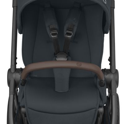 Maxi-Cosi Wandelwagen Oxford Essential Graphite Dark Frame + Dark Brown Leather