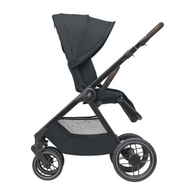 Maxi-Cosi Wandelwagen Oxford Essential Graphite Dark Frame + Dark Brown Leather