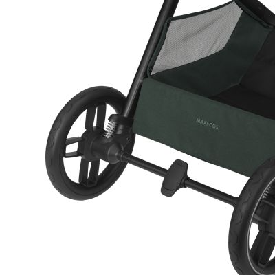 Maxi-Cosi Oxford+ Kinderwagen 2-in-1 - Twillic Green (Dark Frame + Brown Leather) Maxi-Cosi Oxford+ Kinderwagen 2-in-1 - Twillic Green (Dark Frame + Brown Leather)