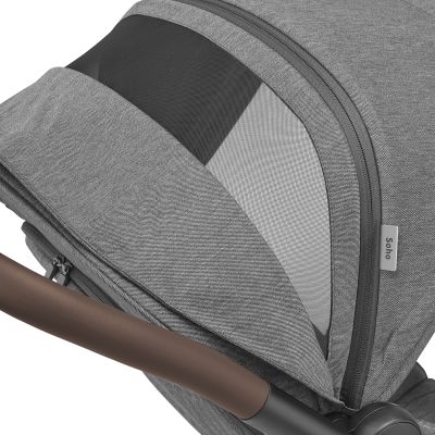 Maxi-Cosi Buggy Soho Select Grey (Black frame - Brown Leather) Maxi-Cosi Buggy Soho Select Grey (Black frame - Brown Leather)