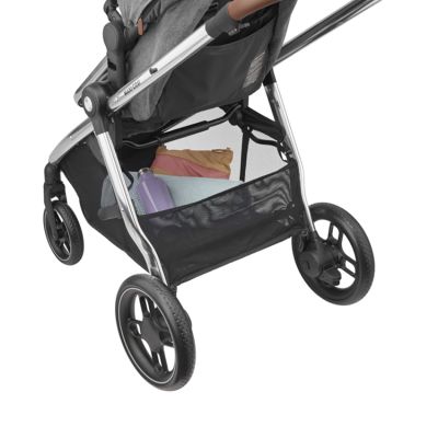 Maxi Cosi Kinderwagen 2 in 1 Zelia 3 Luxe Twillic Grey (Chrome frame & Brown Leather)