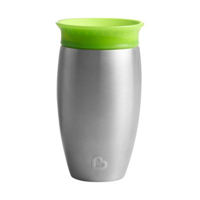Munchkin Stainless Steel Miracle Sippy Cup - Green