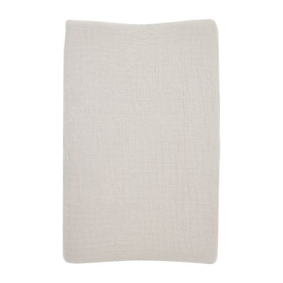 Meyco Baby Uni aankleedkussenhoes Hydrofiel pre-washed greige
