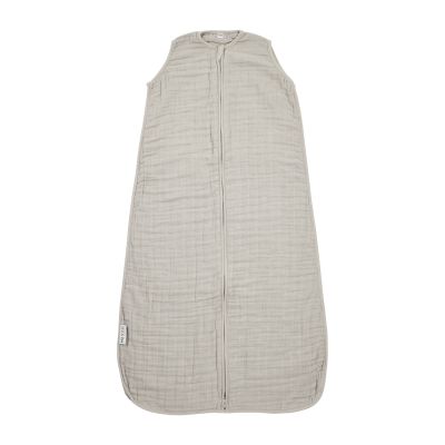 Meyco Baby Uni baby slaapzak Pre-Washed hydrofiel Greige 110 cm
