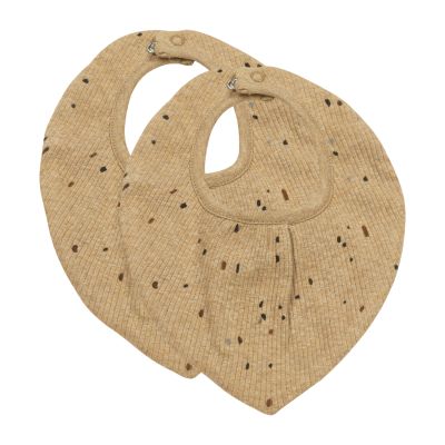 Meyco Bandana Rib Mini Spot Toffee Melange 2-Pack