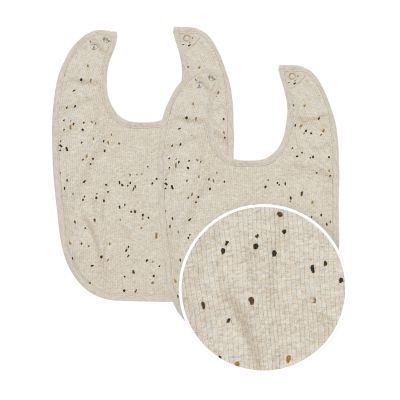 Meyco Bandana Rib Mini Spot Sand Melange 2-Pack