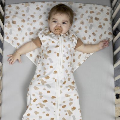 Meyco Cocoon Inbakerslaapzak Stains Sand 70 cm