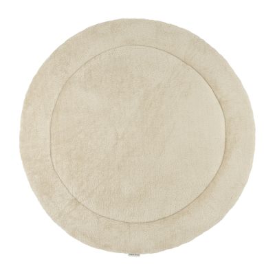 Meyco Boxkleed Rond Basic Knit Sand Melange 95 cm 
