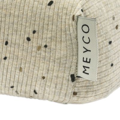 Meyco Aankleedkussenhoes Rib Mini Spot Sand Melange 50 x 70 cm