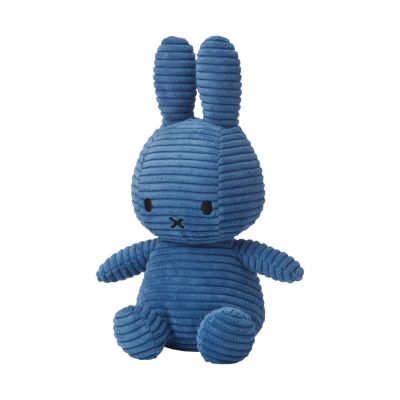 Nijntje Corduroy Knuffel  - 23 cm - ECO - Kobalt Blue