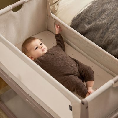 Snüz Hoeslaken Snuzpod Co-Sleeper - 2 Pack - Mocha Cross Snüz Hoeslaken Snuzpod Co-Sleeper - 2 Pack - Mocha Cross