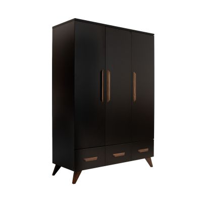 TWF Ledikant 60 x 120 - Commode XL 3 Laden 1 Deur - Hanglegkast XL 3 Deuren 2 Lade Modena Walnoot TWF Ledikant 60 x 120 - Commode XL 3 Laden 1 Deur - Hanglegkast XL 3 Deuren 2 Lade Modena Walnoot