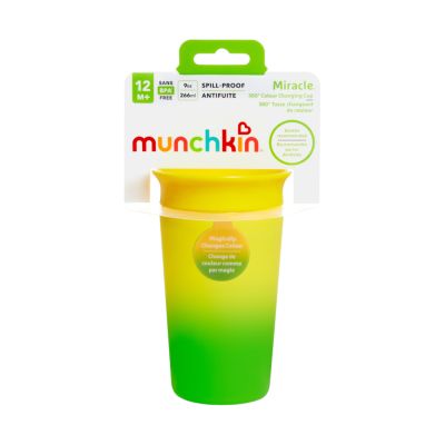 Munchkin Miracle 360 Trainer Changing Color Beker - 12mnd+ - 266ml - Yellow