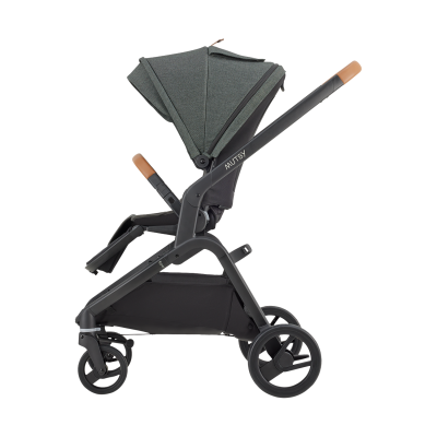 Mutsy Wandelwagen Flow Black Frame - Cognac Grip - Urban Green
