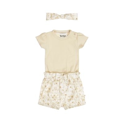 Dirkje 3-Delige Set - Maat 62 - Off-White