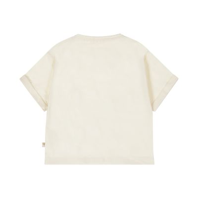 Dirkje T‑shirt Loose Fit - Maat 68 - Off‑white