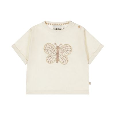 Dirkje T‑shirt Loose Fit - Maat 68 - Off‑white