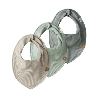Name It Bandana Yasim 3-Pack Rib Peyote Aqua Gray/Slate Gray One Size