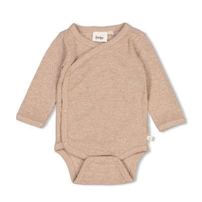 Feetje The Magic is in You Rib Wrap Sleeve - Taupe Melange