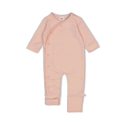 Feetje playsuit avec empreinte de pied La magie est en toi Rose