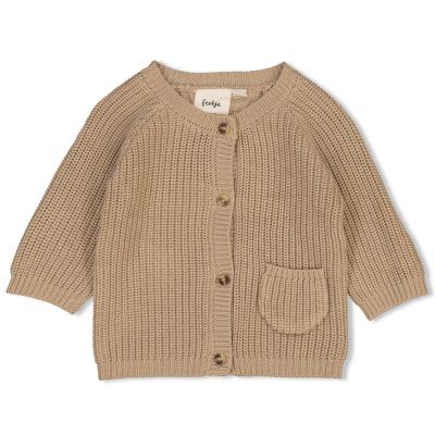 Gilet en jersey Feetje La magie est en vous Taupe