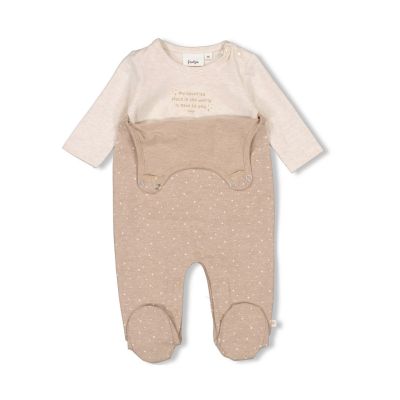 Feetje 2-Delig Boxpak Print The Magic Is In You Taupe Melange 44