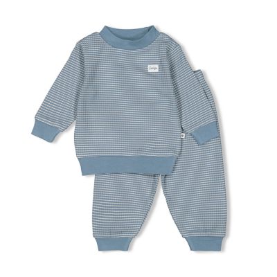Feetje Pyjama Gaufre Bleu glacier 68