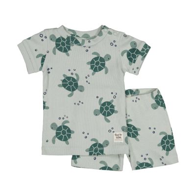 Feetje Premium Summerwear Shortama - Timmy Turtle - Mt. 86 - Mint Feetje Premium Summerwear Shortama - Timmy Turtle - Mt. 86 - Mint