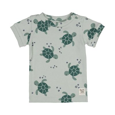 Feetje Premium Summerwear Shortama - Timmy Turtle - Mt. 74 - Mint
