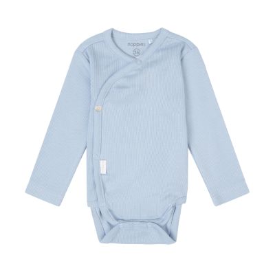 Noppies Narellan Lange Mouwen Romper - Blue Fog