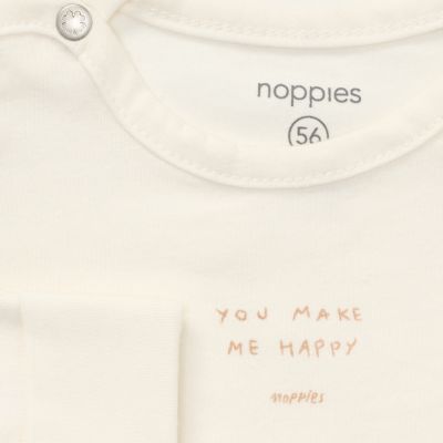 Noppies Neisse Shirt Met Lange Mouwen - Maat 50 - Egret 